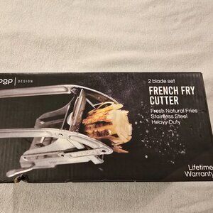 Pop Design NEW French Fry Cutter Heavy Duty Sainless Steel Manual Vegetable NIB.